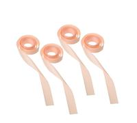 FOYTOKI 4 Pezzi Nastri da Balletto in Raso Rosa per Scarpette da Punta, Set da 4 Pezzi, Accessori per Scarpe da Ballo Professionali per Spettacoli e Allenamento sul Palco
