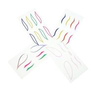 FOYTOKI 4Set Sticker Eyeliner Impermeabili per Femminile per Party e Cosplay Facili Applicare e Design per Occhi Dazzling per Eventi