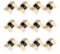 FOYTOKI 50Pezzi Wooden Box Hinges in Ferro Oro, Mini Hinges a Molla per Scatole Porta Gioielli, Chiusura Fluida per Jewelry Storage Boxes e Wooden Crafts