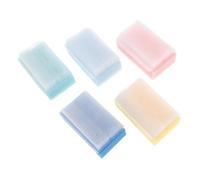 FOYTOKI 5Pezzi Spugne per Bagno Spazzole Morbide per Allenamento Sensoriale Materiale Colori Misti per Sviluppo Del Senso Del Tatto