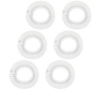 FOYTOKI 6 Pezzi Pettine Elastico Invisibile per Capelli Donna, Design Circolare in Plastica, Profilo Ultra Sottile, Riduce la Rottura, per Acconciatura Frontale e Posteriore