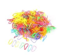 FOYTOKI 600Pezzi Cavallo Mini Ovali Gomma Colorata Elastici Resistenti per Comodi e Facili Usare per Acconciature e Accessori per Neonate