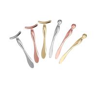 FOYTOKI 6pezzi Spatole Per Crema Contorno Occhi Applicatore Massaggiante Per Skincare Con Design Doppia Estremità Per Assorbimento e Pulizia Facile Per Crema Idratante e Maschere Viso
