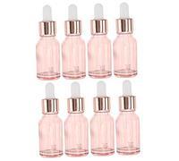 FOYTOKI 8pezzi Flaconi Contagocce in Vetro Trasparente Flaconcini Contagocce per Oli Essenziali e Profumi Piccoli Flaconi Portatili per Miscele e Aromaterapia