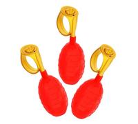 FOYTOKI Anello ad Acqua per Scherzi 3 Pezzi in Plastica Rosso Design Creativo, Facile da Usare, per attività di Intrattenimento e Scherzi del Pesce D'aprile