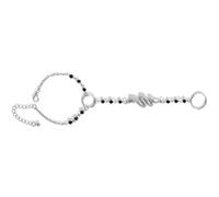 FOYTOKI Bracciale a Catena Anello a Forma di Serpente in Lega Argento, Comodo e Versatile per Ogni Occasione Quotidiana Elegante di Tendenza