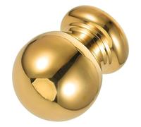 FOYTOKI Cappucci per Pali in Acciaio Inox 32 Mm con Sfera Integrata Dorata, Accessori Decorativi per Recinzioni da Giardino e Scale, Coperture per Pali Esterni Resistenti alle Intemperie