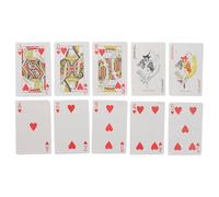 FOYTOKI Carte da Gioco Braille per Non Vedenti e Ipovedenti Mazzo Caratteri Grandi Dimensioni Comode e Tattile per Giochi Ricreativi e Apprendimento Accessibile