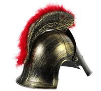 FOYTOKI Casco da Soldato Romano per Adulti in Materiale Rigido, Accessorio Cosplay per Eventi Storici e Feste a Tema