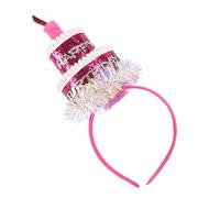 FOYTOKI Cerchietto per Chioma Decorazione Torta di Compleanno e Cuoio, Accessorio Adorabile per Feste di Compleanno, Comodo e Adatto a Tutti