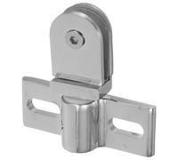 FOYTOKI Cerniera per Porta Doccia in Vetro con Fermo Pivot Doppio Movimento Completo per Porte in Vetro Accessori per Montaggio Facile e Sicuro Finitura Nera per Bagni Moderni