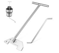 FOYTOKI Chiave Sbloccaggio in Acciaio Per Smaltimento Rifiuti Strumento Per Rimozione Intasamenti Chiave Per Disinnescare Cucina Strumenti Compatto e Versatile