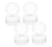 FOYTOKI Cialde Vuote Per Ombretti 4 Pezzi Palette Per Cosmetici in Plastica Contenitori Vuoti Leggeri e Durevoli Per Donne e Ragazze Per Viaggi e Makeup On-the-go
