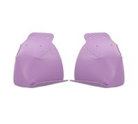 FOYTOKI Copripunta per Pattini da Roller in Materiale Sintetico Porpora, Protezione Fissa 4 Fori Design, 1 Paio di Scudi Protettivi per Scarpe da Pattinaggio, per Proteggere la Punta