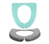 FOYTOKI Copriwater Portatile in Plastica Pieghevole 2 Pezzi per Adulti Design Ergonomico, per Viaggi, Campeggio e Bagni Pubblici