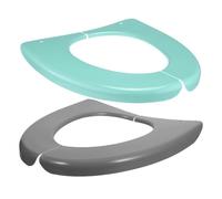 FOYTOKI Copriwater Portatile Pieghevole in Plastica per Adulti 2 Pezzi Cuscino Seduta per Viaggi e Spostamenti