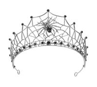 FOYTOKI Corona per Sposa a Ragnatela in Lega, Stile Barocco Elegante | Accessorio Leggero e Confortevole, per Eventi a Tema e Mascherate, Design Europeo Sofisticato