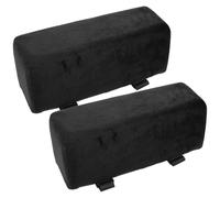 FOYTOKI Cuscini Salute Peluche e Ergonomici Braccioli in Cotone per Pp 1 Paio Supporto Nero Comfort per Gomito per Sedia da Casa e Aereo