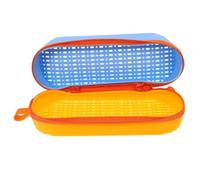 FOYTOKI Custodia Per Occhialini Da Nuoto Con Drenaggio Portaocchiali Leggera e Resistente Per Stoccaggio Sicuro e Viaggi Adatta Per Tutti Tipi Di Occhialini Standard