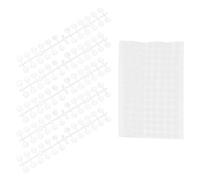 FOYTOKI Espositore per Unghie Tondo in Plastica Bianca 480 Pezzi, 4 Set da Usare in Nail Art Salon per Mostrare Colori Smalti Pratici e Portatile
