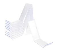 FOYTOKI Espositore Trasparente per Borse in Acrilico da 10 Pezzi, Supporto per Organizzazione Borse e Scarpe, Espositore da Banco per Negozi e Vetrine, Design Semplice e Resistente