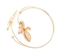 FOYTOKI fascia braccio braccialetti braccialetti bracciale fasce per braccia floreali Bangle aperto Metallo D'oro