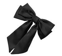 FOYTOKI Fermagli Per Chioma in Raso Nero, Mollette Per Capelli Da Donna Resistenti, Accessori Per Acconciature Raccolte, Intrecci e Code Di Cavallo, Clip Fermezza Sicura, Adatti a Tutte Le Texture