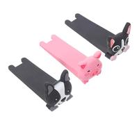 FOYTOKI Fermaporta Cartoon Animali 3pezzi in PVC Adorabile e Anticollisione per Porte da Ufficio e Bagno Protezione Sicura