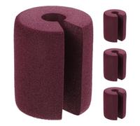 FOYTOKI Fermaporta per 4 Pezzi in Nbr Marrone, Design Versatile e Antischiacciamento, Protezione per Porte e Finestre Adatta all'Uso Quotidiano e Asili