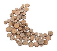 FOYTOKI Fette di Legno Rotonde in Legno 100 Pezzi Naturali 1-3cm e Numeri da Tavolo Semplice e Creativo per Decorazioni Fai da Te per Feste e Matrimoni