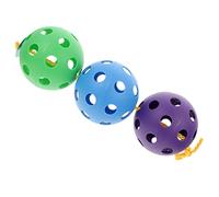 FOYTOKI Giocattolo Palla Bucata per Bambini Piccolo, Plastica Leggera Resistente, Gioco Educativo per Coordinazione Occhio-mano, per Uso Domestico e Sviluppo Sensoriale