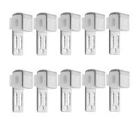 FOYTOKI Kit 10 Pezzi Clip a Molla in Metallo per Divano Componibile, Accessori per Mobili Supporto Stabile e Riduzione Rumore, Elementi di Fissaggio Regolabili per Riparazione Molle