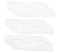 FOYTOKI Kit Stencil per Sopracciglia Adesivo 12 Coppie Usa e Getta per Principianti Modelli per Definizione Trucco e Tatuaggio Sopracciglia da Donna, Materiali Sicuri e Leggeri per Uso