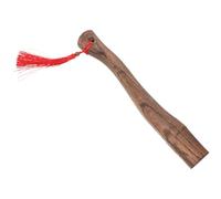 FOYTOKI Manico in Legno di Quercia per 33 Cm Base in Legno, Impugnatura Ergonomica per Strumenti da Campeggio, Sostituzione Manico per Utensili Manuali da Taglio Legna e Giardinaggio