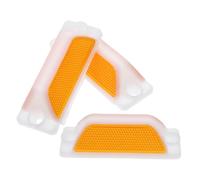 FOYTOKI Marcatori Riflettenti in Plastica Policarbonato 3 Pezzi per Strade Rettangolari, Indicatori di Direzione Versatili e Resistenti per Autostrade e Strade