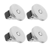 FOYTOKI Mini Casters 4 Pezzi, Rotelle Girevoli Adesive in Ferro e Gomma, per Piccoli Elettrodomestici e Mobili