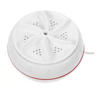FOYTOKI Mini Lavatrice Portatile Mini Washing Machine Abs Bianco 10w USB Interruttore per Biancheria Intima e Calzini, Viaggio e Trasferta di Lavoro