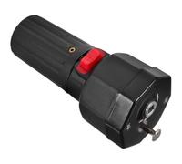 FOYTOKI Motore per Girarrosto Elettrico DC 1,5V, Accessorio per Barbecue Nero in Plastica, Rotisserie Attachment per Carne, Forno e Campeggio all'Aperto