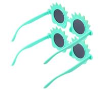 FOYTOKI Occhiali Divertenti Dinosauro Piccoli 2 Pezzi per Feste e Compleanni, Leggeri in Abs, Accessori Costume Stilosi e Amici