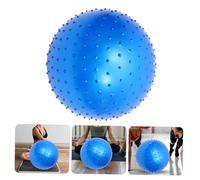 FOYTOKI Palla da Esercizio e Gravidanza Blu con Massaggio Tessuti Profondi e Allenamento Sensoriale Palla Fitness Multifunzione per Parto e Yoga