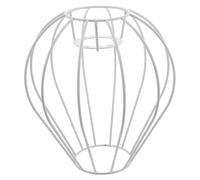 FOYTOKI Paralume e Compatibilità Versatile in Ferro Stile Vintage per Lampada da Tavolo Attacco E27, Struttura a Forma di Mongolfiera per Scrivania e Soggiorno