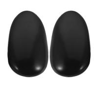 FOYTOKI Paraorecchie in Plastica Nera 2 Pezzi Protezione Orecchie Morbida Riutilizzabile per Tinta Chioma Casa e Salone Minimalista alla Moda