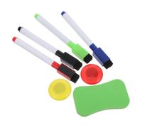 FOYTOKI Pennarelli Cancellabili per Lavagna Bianca con Magnete e Gomma, Set da 1, in Plastica, Facile da Cancellare, per Ufficio e Dimostrazioni Didattiche