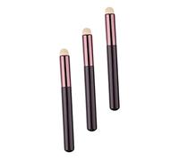 FOYTOKI Pennelli per Labbra Professionali in Fibra Artificiale 3 Pezzi Pennello Correttore per Sfumare Rossetto, Mini Set per Trucco Labbra e Occhi Adatto a Donne e Ragazze