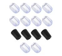 FOYTOKI Piedini per lavello da cucina in PVC trasparente, protezioni antiscivolo per griglie metalliche, set da 14 pezzi, compatibili con filo da 3-6 mm, per scolapiatti e lavello