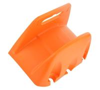 FOYTOKI Porta da Giardino Organizer Resistente da in Plastica Arancione, Supporto per Acqua Facile da per Avvolgitubo da Esterno