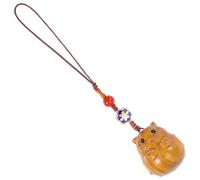 FOYTOKI Portachiavi Ciondolo Piccolo Criceto in Plastica per Decorazione Zaino e Borsa, Design Raffinato e Funzionale per Rendere le Chiavi Visibili