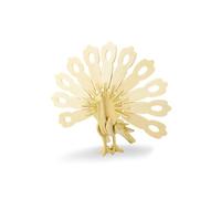 FOYTOKI Puzzle Di Legno 3d Simulazione Pavone Per Bambini, Creativo Assemblaggio 21,5x18,5x9,5 Cm, Giocattolo Educativo Per Sviluppo Intelligenza e Coordinazione Occhio-mano