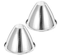 FOYTOKI Riflettore per Torcia LED Design Portatile Uniforme della Luce 2 in Alluminio Argento per Campeggio e Esplorazioni Outdoor