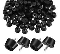 FOYTOKI Set 120 Piedini in Pvc Viti per Mobili e Elettrodomestici, Cuscinetti Antiscivolo per Gambe di Sedie, Tavoli e Strumenti, Protezione Pavimenti e Stabilità Superfici, 1,5x1,2x0,8